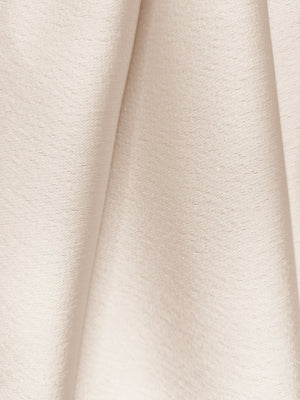Ivory lux charmeuse fabric with smooth, lightweight drape and subtle sheen